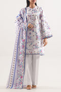 SAYA Unstitched Printed Lawn 3 Piece